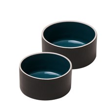 MAISON OBJET 陶瓷碗 2 入, 森林綠, 飯碗+大碗