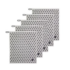 Songwol 松月 印花可掛式擦手巾, X字款, 5個