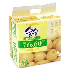 SOONSOO 寵物尿布墊 檸檬香, 1包, 32入
