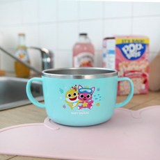 아이조움 핑크퐁 스텐 논슬립라면기, 혼합색상, 1개