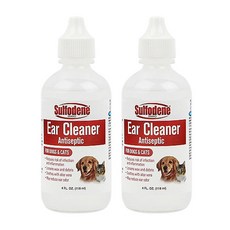 Sulfodene 寵物耳朵清潔器, 118ml, 2個