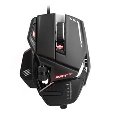 MAD CATZ RAT 6 PLUS 遊戲鼠標 RAT6+, 黑色的