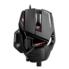 MAD CATZ RAT 8 Plus遊戲鼠標RAT8+, RAT8+, 黑色的