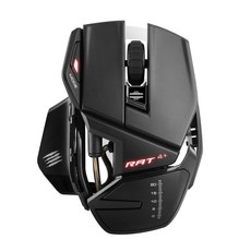MAD CATZ RAT 4 Plus遊戲鼠標RAT4+, RAT4+, 黑色的
