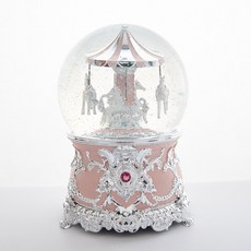 JARLL 讚爾藝術 旋轉木馬音樂盒 PA1901, 粉色的