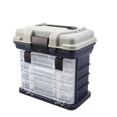 4단 하드 낚시 태클박스 LS-TR1, 네이비