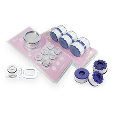 샤워플러스 세면대용 수도꼭지 정수헤드 + 녹물필터 9p, 1개