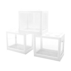 Aquatera 積木毬藻鬥魚缸 3個, 白色