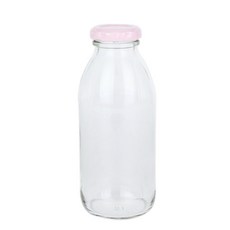 奶茶瓶 300ml*48入+粉色瓶蓋, 1套