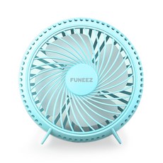 FUNEEZ 攜帶式圓環型風扇, UBF-D04BL, 藍色