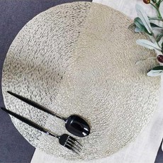 PUKO Vortice 餐墊 4入, 金色, 380 x 380 mm, 4個