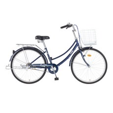 삼천리자전거 시티형자전거 선데이 1단 66.04cm, 다크블루, 171cm, 1개