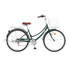 삼천리 자전거 시티형자전거 선데이 7단 66.04cm, 다크그린, 171cm, 1개