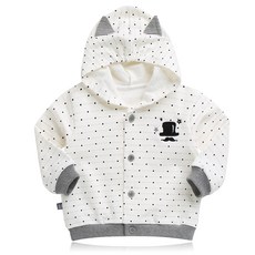 GREENBEBE 兒童款Chic線條連帽外套