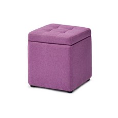 쇼신 워툼 수납형 스툴의자 S, 보라