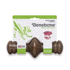 Benebone 小狗耐咬玩具 L號 培根味, 混色, 1個