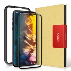 빅쏘 4D 풀커버 아이폰 강화유리 휴대폰 액정보호필름, 1세트