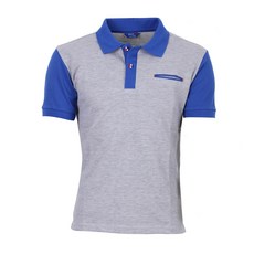 男款拼色短袖POLO衫