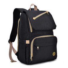 QIMIAOBABY 高級多功能後背包 QM-1822, 黑色