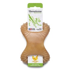 Benebone 牙嚼雞味狗狗牙科玩具小號, 混合顏色, 1個