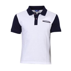 男款拼色短袖POLO衫