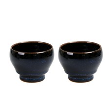 陶瓷茶杯組, 水藍, 2個