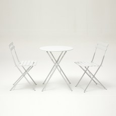 한샘 바스토 야외 의자 2p, 화이트, 2개