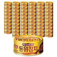 동원 매운 김치찌개용 참치 통조림, 60개, 100g