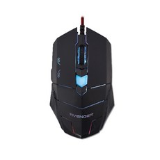 actto avenger 遊戲光電鼠標 GMSC-10, 黑色的