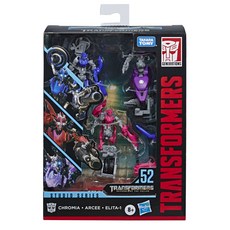 TRANSFORMERS Studio Movie 2 Deluxe Chromia + RC + Elita 1 套, 混色
