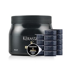 KERASTASE 巴黎卡詩 黑鑽極萃逆時髮膜 500ml+髮膜膠囊 8ml 15入, 1套