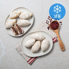 착한떡 아기바게트 찰떡생지 팥 (냉동), 50g, 10개