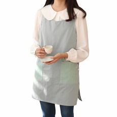 Semams Monoday 教師圍裙 M, 深綠色, 1個