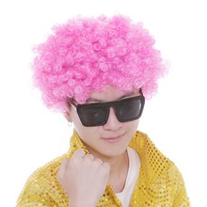 Party09 小丑假髮 2入, 粉紅色