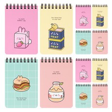 SSUEIM&CCLIM 紙鈑金便利店 3p x 4 套, 粉色、黃色、薄荷色、桃色, 1套