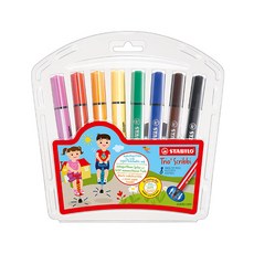 STABILO 思筆樂 Trio Scribble Sipen 8 色套組, 混色, 1套