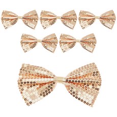 PARTY 09 高級亮片蝴蝶領結, 金色, 6個