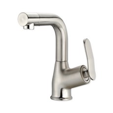 Dain側面單孔洗臉台水龍頭 DL665 BN 鉻鍍, 1個