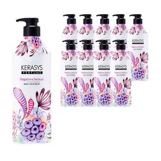 케라시스 오리지널 퍼퓸 샴푸 엘레강스 앤 센슈얼, 600ml, 10개