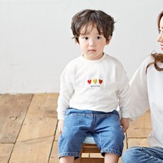 monfimafi 愛心印花長袖上衣