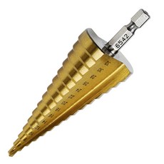 M2材質 六角15階梯鑽 HSS6542, 1個