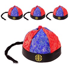 Party09 中國風辮子帽 中款, 混色, 4個