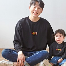 monfimafi 愛心印花長袖上衣