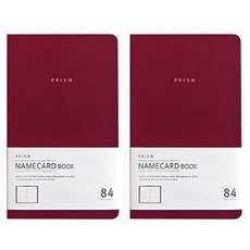 인디고 프리즘명함북 84매 2p, 와인