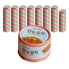미가찬 간편요리 만능 김치 캔, 160g, 48개