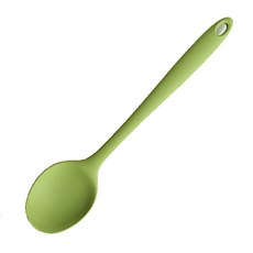 多用途矽膠學習湯匙, 綠色, 單品, 1支