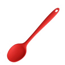 多用途矽膠學習湯匙, 紅色, 單品, 1支