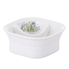 Corelle 康寧 花朵印花湯勺架, 混色, 1個