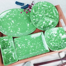 復古 懷舊小吃盤乾式下酒菜組合, 1套, 餐具5件組, 混合顏色