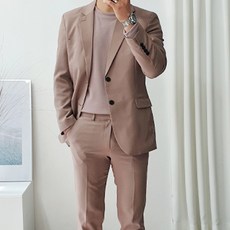 머시따 남성용 브래드 사계절 정장세트